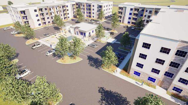 A developer plans to build a four-story hotel as well as four apartment buildings totaling 160 units at a vacant lot at 2450 W. El Camino Ave. in Sacramento’s South Natomas neighborhood.